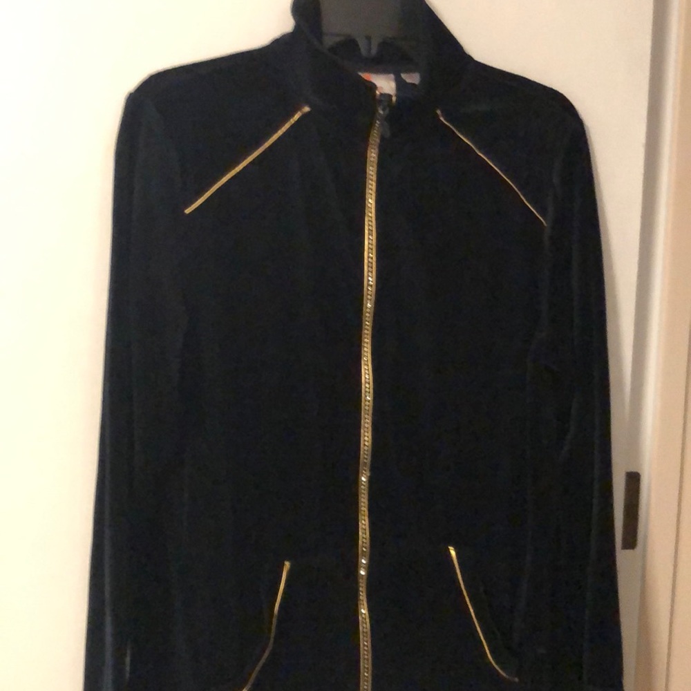 Quacker Factory Zip Up Jacket Ladies Small